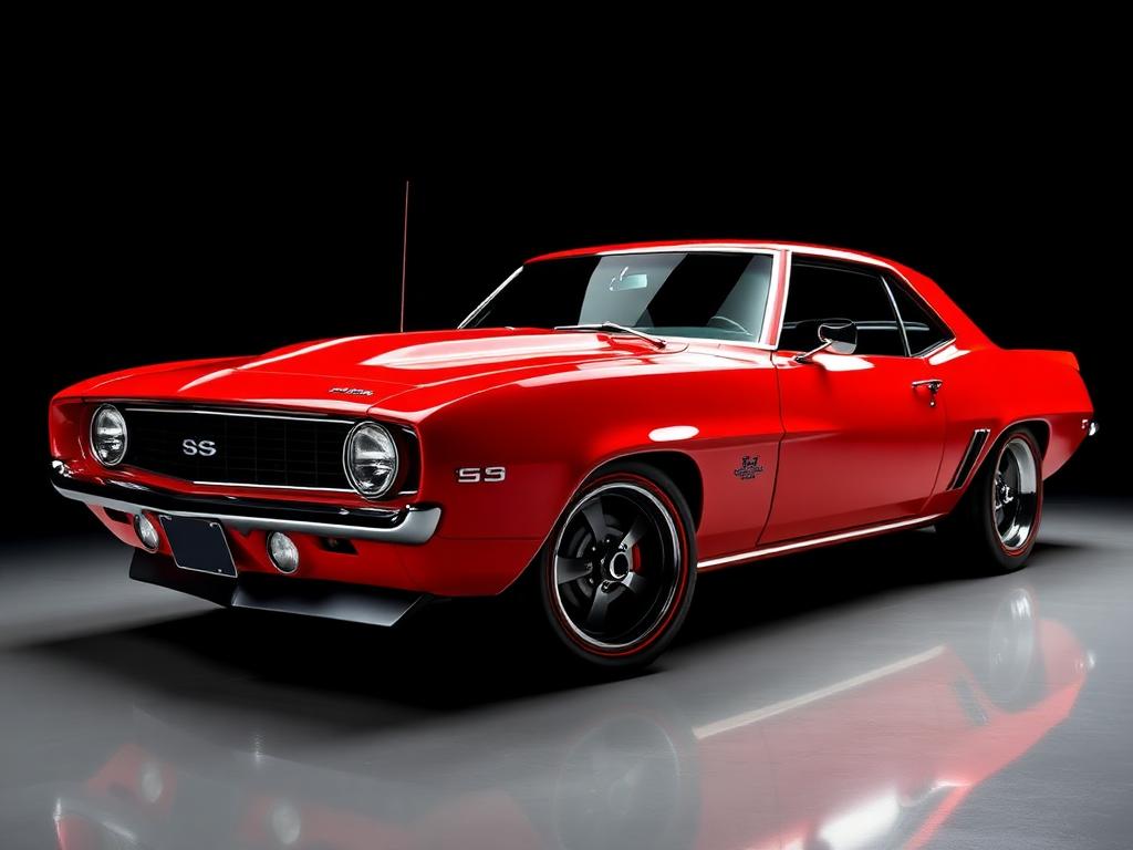 1969 Camaro — Candy Apple Red